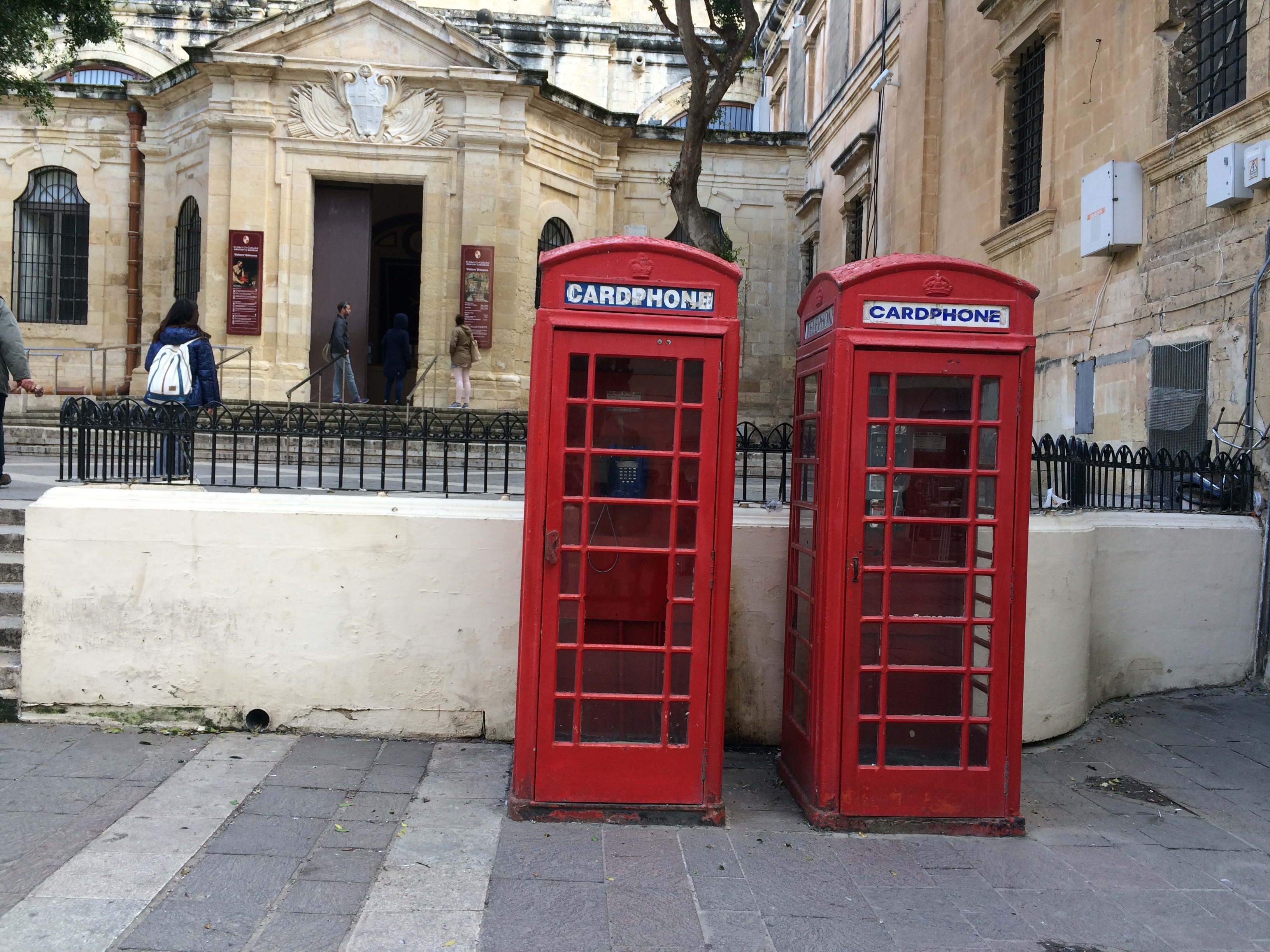 Red telephone box in Malta