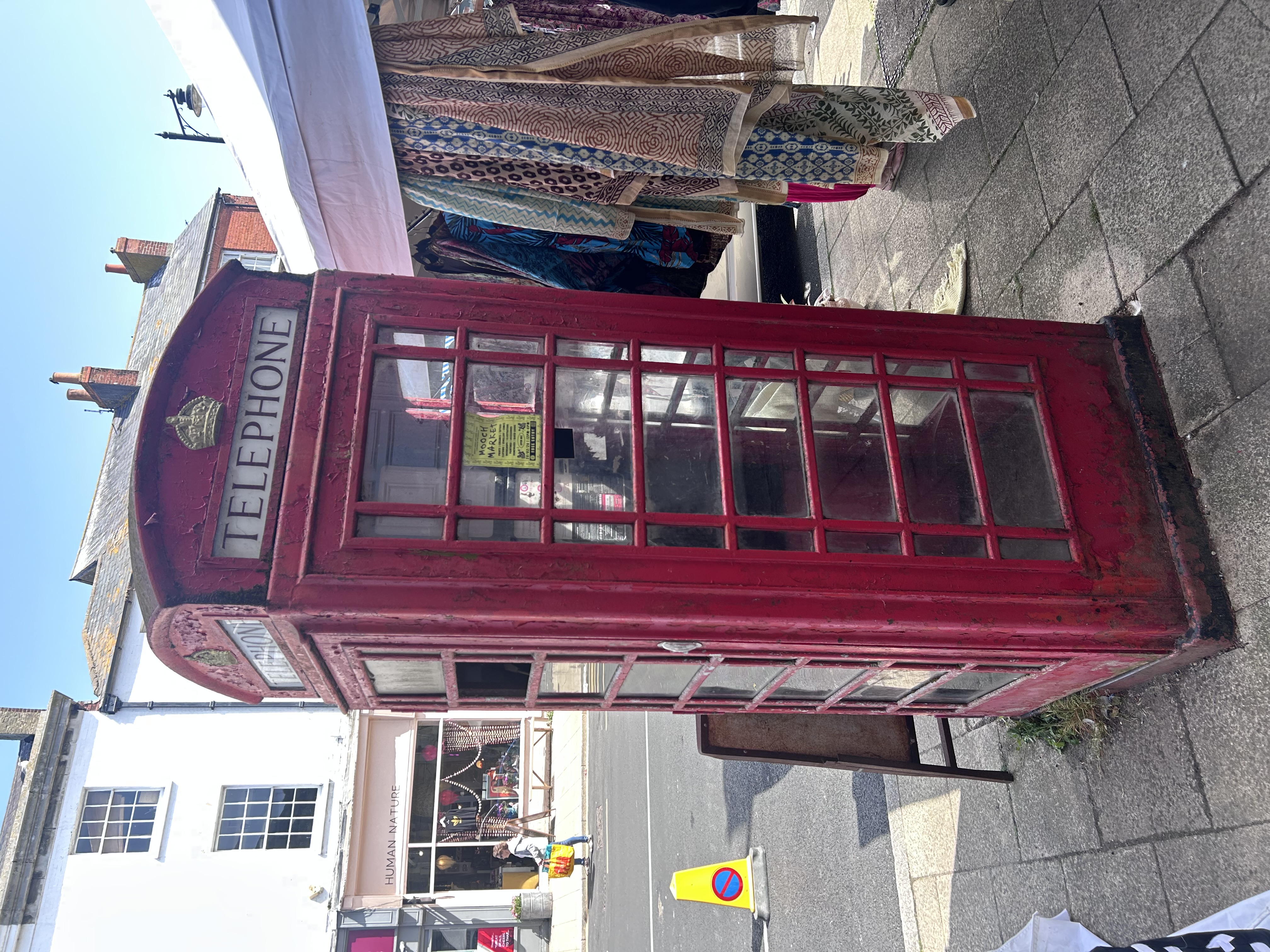 Red telephone box in Bridport, Dorset