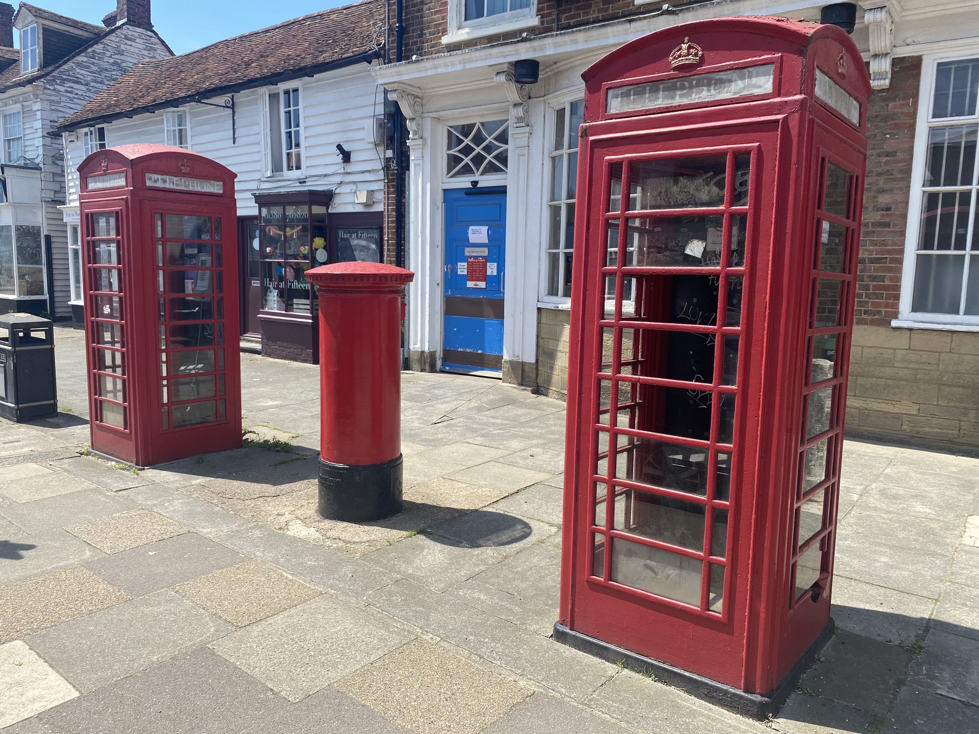 Red telephone box in Tenterden, Kent