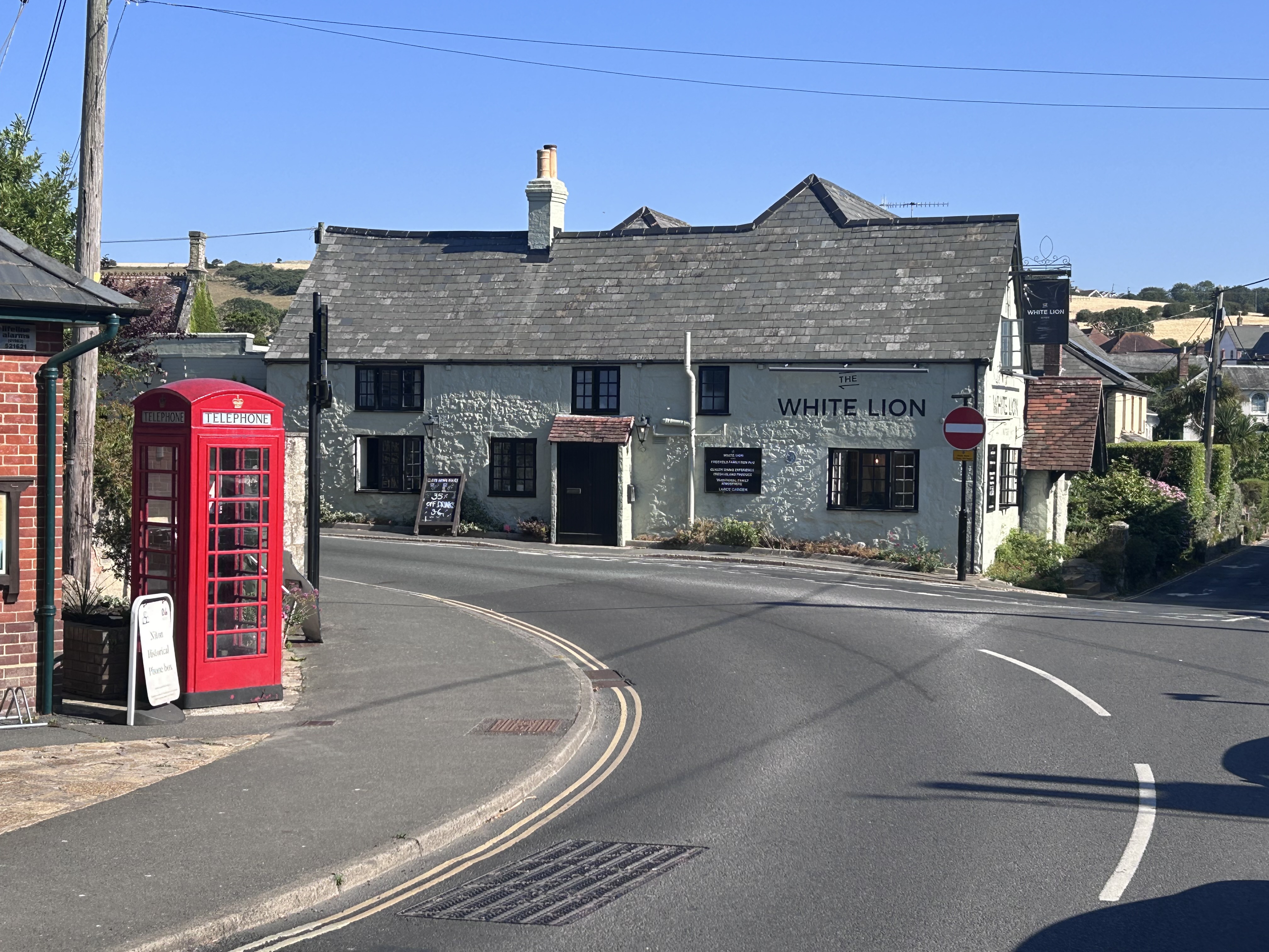 Red telephone box in Niton, Isle Of Wight